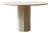 Round Table in Travertine, Italy, 1970s For Sale