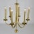 Minimal Brass Chandelier, 1960s For Sale - Image 3 of 11