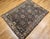 Vintage Persian Malayer Area Rug, Hand-Knotted Wool, Geometric Pattern, 5x7, Navy & Ivory For Sale - Image 18 of 18