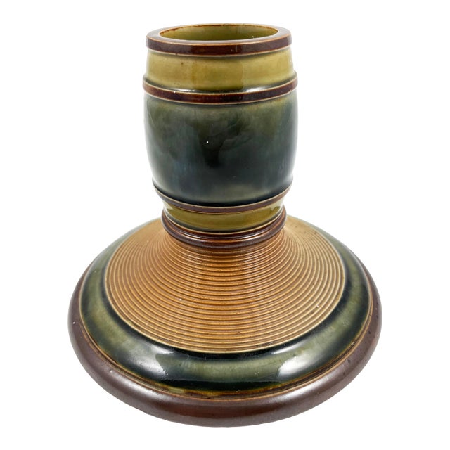 Antique Royal Doulton / Doulton Lambeth Ceramic Stoneware Match Striker For Sale