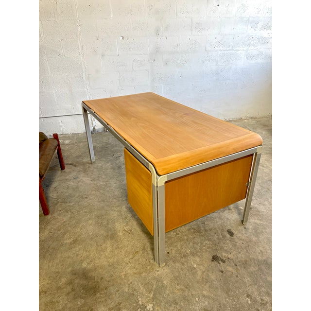 1950s Arne Jacobsen Danish Modern Djob Desk For Sale - Image 5 of 11