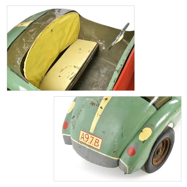Vintage Children's Car, 1940s For Sale - Image 6 of 11