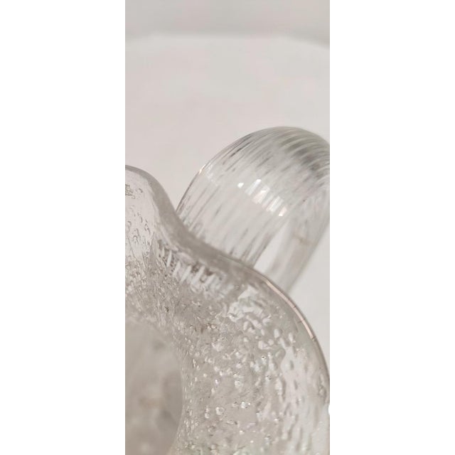 Murano Crystal Vase, Italy, 1970s For Sale - Image 4 of 16