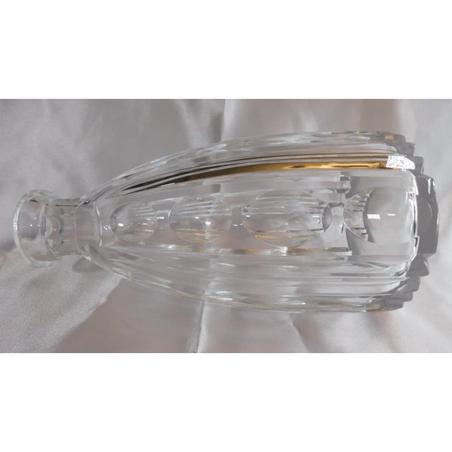 1920s 1920s Cut Crystal Decanter With Matching Stopper For Sale - Image 5 of 10