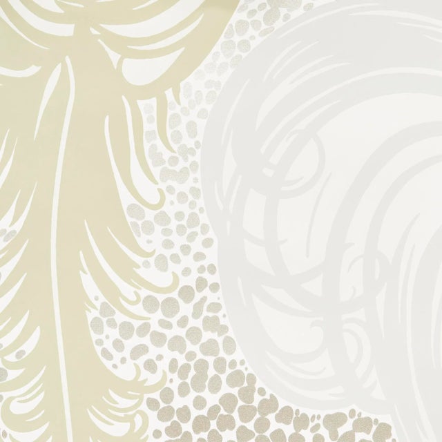 A 1930 design that Paul Poiret created exclusively for Schumacher, this whimsical wallpaper featuring saucy sprays of...