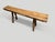 2010s Andrianna Shamaris Teak Wood Log Style Bench For Sale - Image 5 of 5
