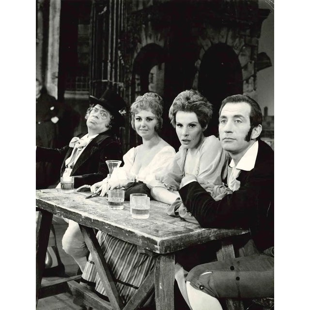 Guglielmo Coluzzi, Ornella Vanoni and Aldo Fabrizi, Photograph, 1970s For Sale