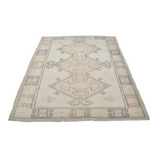 1960s Unique Design Turkish Handmade Area Carpet For Sale