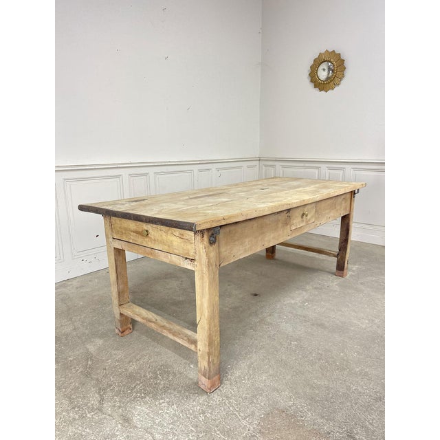 Trade Table with Drawers, 1880s For Sale - Image 6 of 16