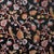 SAMPLE - Schumacher Birds Of Paradise Fabric In Noir For Sale