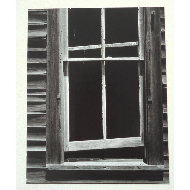 “Frame Window" by Dean W Hand, 1960. Original vintage photo mounted on mat board. A beautiful and sensitive work. Mat...