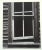 “Frame Window" by Dean W Hand, 1960. Original vintage photo mounted on mat board. A beautiful and sensitive work. Mat...