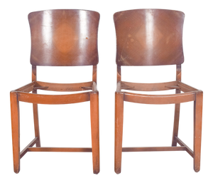 Portuguese Classical Chairs, 1950s, Set of 2