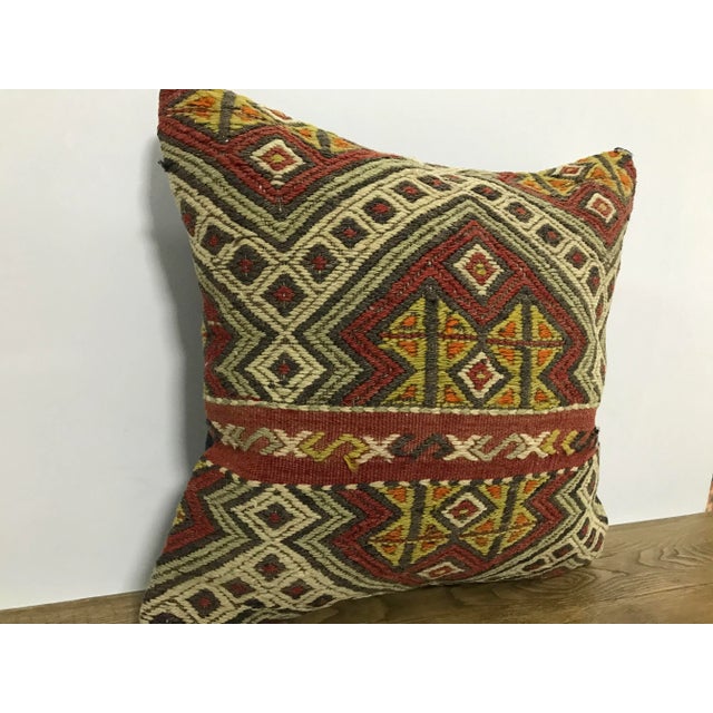 Handmade decorative Turkish vintage pillow cover. Vintage handmade sofa pillow. Traditional Turkish Anatolian cushion...