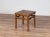 Asian Chinese Ming Style Vintage Natural Wood Side Table with Humpback Stretcher For Sale - Image 3 of 13