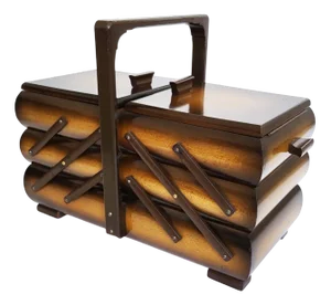 Mid-Century Modern Sewing Box, 1950s