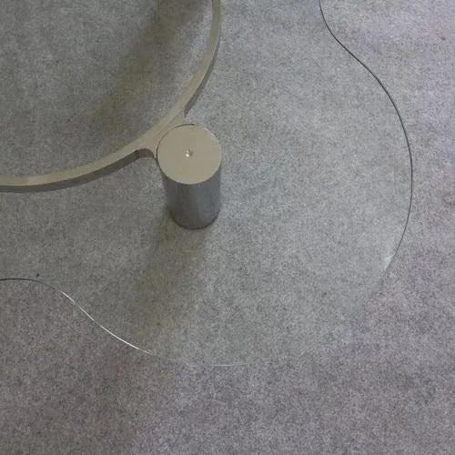 Gold Vintage Steel Coffee Table by Lorenzo Burchiellaro, 1970s For Sale - Image 8 of 9