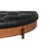 Modern Black Leather Cocktail Ottoman For Sale In Raleigh - Image 6 of 15