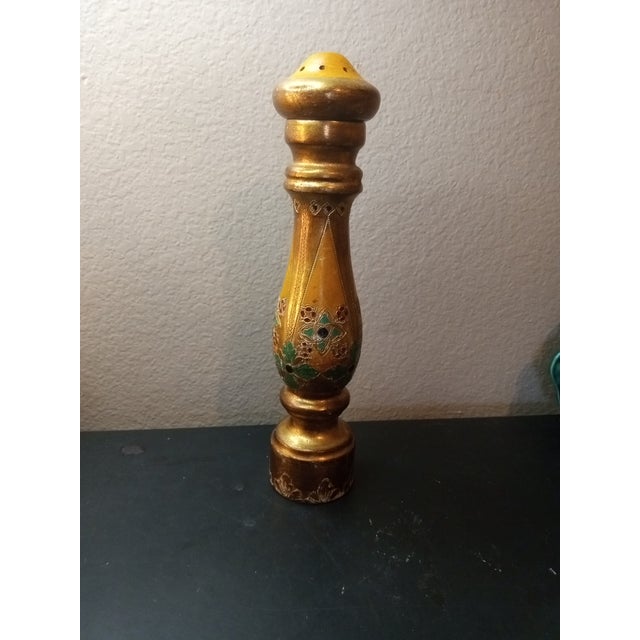 1960s Vintage Florentine Italy Shaker For Sale - Image 5 of 6