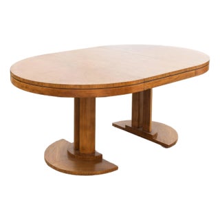 1980s Post-Modern Neo-Classic Pedestal Table Attributed to Michael Taylor for Baker For Sale