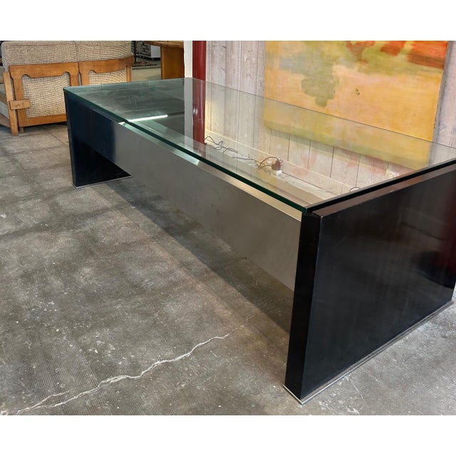 Black T403 Bureau by Osvaldo Borsani for Tecno, 1970s For Sale - Image 8 of 11