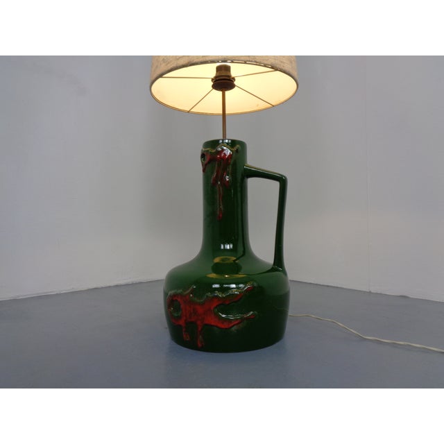 Blue Large 440-50 Pop Art Ceramic Floor Lamp from Scheurich, 1970s For Sale - Image 8 of 18