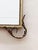 Mid-Century Modern Regency Style Gold Finished Metal Framed Mirror For Sale - Image 3 of 5