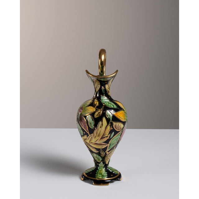 Mid 20th Century Belgium Green Ceramic Jar For Sale - Image 14 of 15