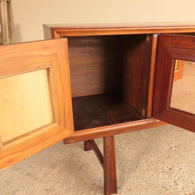 Rose Mirrored Sideboard in Wood For Sale - Image 9 of 18