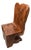 Andrianna Shamaris Sculptural Teak Wood Chair For Sale