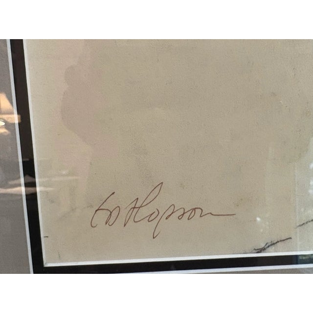 Victorian Ed Hopson Black/White Laughing Ladies Drawing For Sale - Image 3 of 5