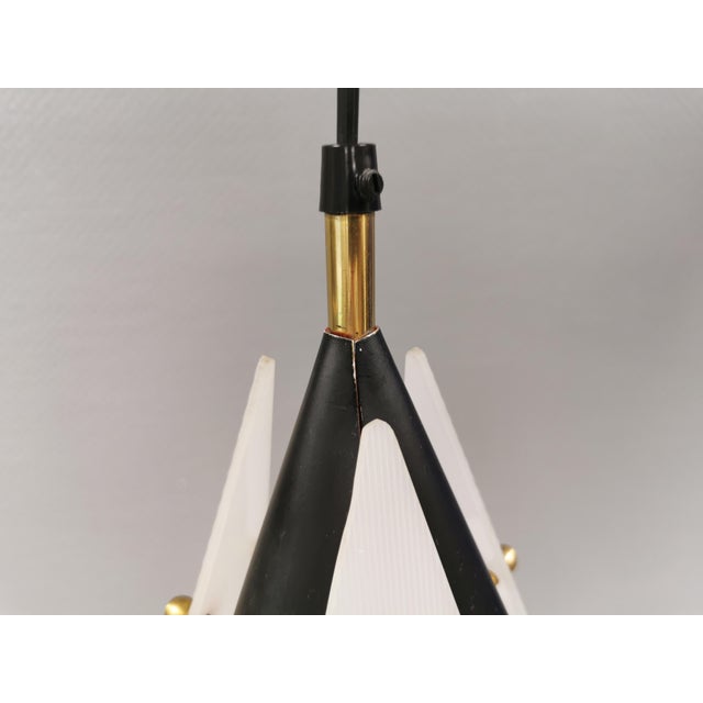 Black Pendant Lamp from Teknika Denmark, 1960s For Sale - Image 8 of 16