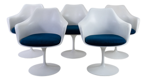 Tulip Armchairs by Eero Saarinen for Knoll International, 1970s, Set of 5