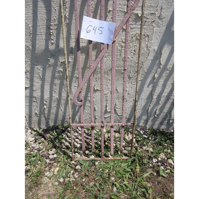 Victorian Antique Victorian Iron Gate For Sale - Image 3 of 6