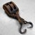 Japanese Wooden Double Pulley with Forged Hooks, 1900s For Sale - Image 4 of 11