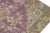 Textile Distressed Vintage Runner in Purple With Beige Floral Medallion, by Rug & Kilim For Sale - Image 7 of 7