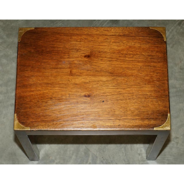 Vintage Nesting Tables from Harrods, Set of 3 For Sale - Image 12 of 18