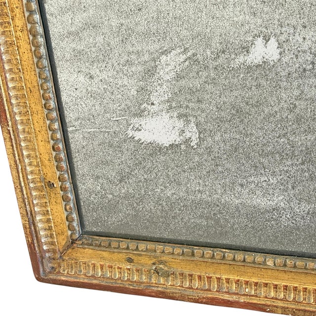 Late 18th-Early 19th Century French Gilt Mirror For Sale - Image 9 of 11