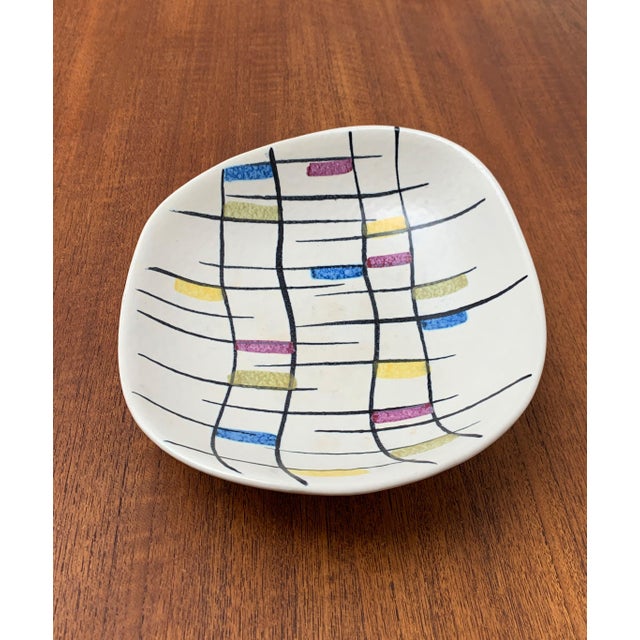 West German Mosaic Pottery Bowl, 1960s For Sale - Image 6 of 17