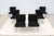 Bauhaus Ludwig Mies Van Der Rohe Brno Tubular Chairs in Black Fabric by Gordon - Set of 6 For Sale - Image 3 of 18