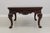 1980s Mahogany Large Carved Cocktail Coffee Table For Sale - Image 5 of 16