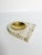 Travertine and Brass Ashtray, France, 1960s For Sale - Image 4 of 14