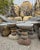 Vintage Stacked River Rock Outdoor Stool Side Table For Sale In Los Angeles - Image 6 of 8