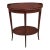 Mersman Federal Style Tiered Mahogany Inlay Oval Side Table For Sale
