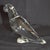 Transparent Vintage Baccarat France Clear Crystal Parrot Figurine Signed Art Glass Bird 4" For Sale - Image 8 of 15