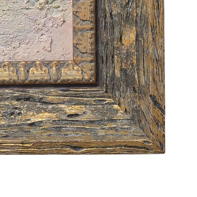 Late 20th Century Brutalist Expressionist Double Portrait by Carmel Foglia De La Pena For Sale - Image 5 of 9