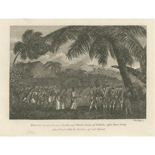 Cooke, The First Encounter of Wallis with Queen Oberea of Tahiti, 1801, Print For Sale
