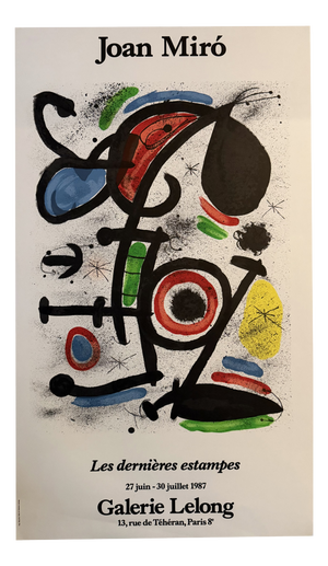 Joan Miró, Les Dernieres Estampes, Galerie Lelong, 1987, Print