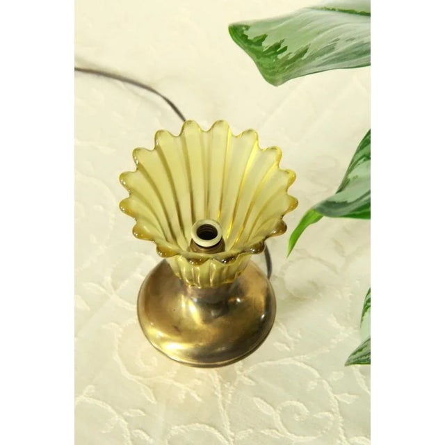 Mid-Century Italian Glass Table Lamp, 1940s For Sale - Image 6 of 13