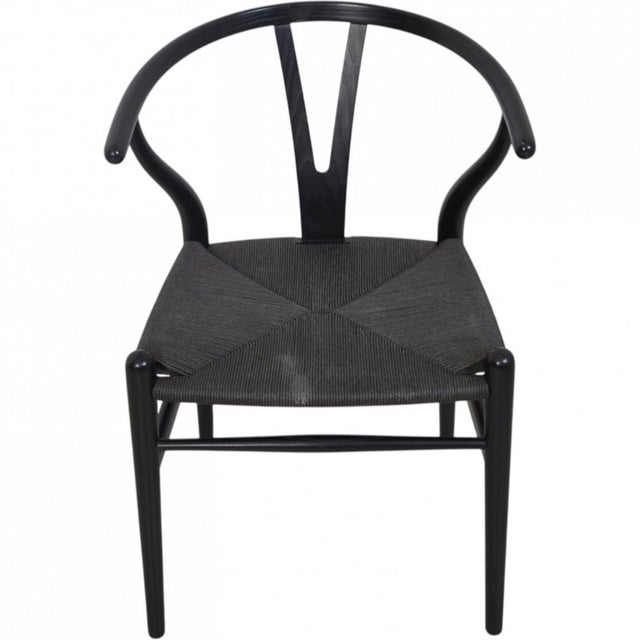 CH24 Wishbone Chairs in Black Lacquered Oak from Hans Wegner, 2000s, Set of 4 For Sale - Image 12 of 18